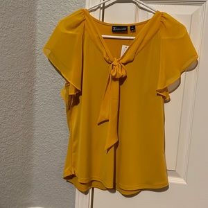 Yellow blouse